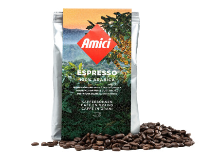 12x250g de Espresso en grains torréfaction foncée