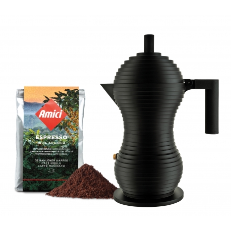 Moka Pulcina black 6 Cups