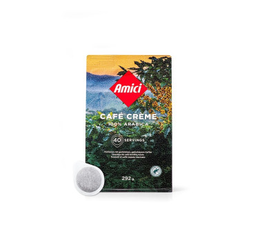 Scatola porzioni E.S.E. Café Crème Amici Caffè, 40 cialde per sacchetto