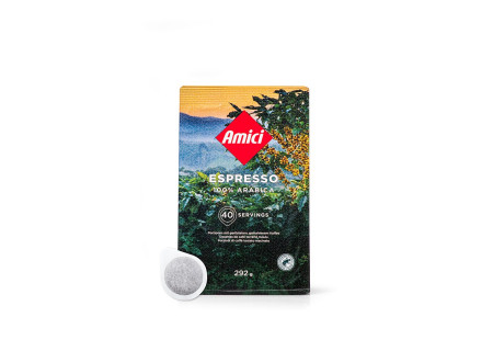 E.S.E. Espresso Amici Caffè, 40 pods per bag