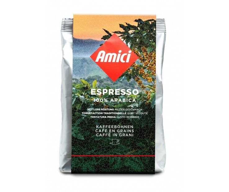 Coffee in grains and ground
